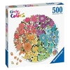 Image de Puzzle rond 500 pièces Fleurs Circle of Colors