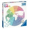 Image de Puzzle rond 500 pièces Mandala Circle of Colors