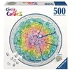 Image de Puzzle Rainbow cake Rond 500 pièces