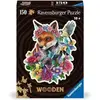 Image de Puzzle en bois forme d'animaux de 150 pièces Ravensburger Renard coloré Multicolore TU 17512