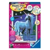 Image de Lignes colorees - Numéro d'art - petit - licorne et étoiles