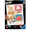Image de CreArt 24x30 cm EAMES - Loisir créatif - Peinture par numéros - Adulte - Des 12 ans - 20153 - Version française - Ravensburge