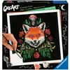 Image de Coloriage Fox Pixie Cold Edition Ravensburger CreArt Renard 20x20cm Noir 20x20 cm 23511
