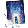 Image de Creart - Peinture Par Numero - 30 X 40 Cm - Lion