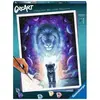 Image de Coloriage Ravensburger CreArt Lion 30x40cm Jojoesart edition Bleu 30x40 cm 23516
