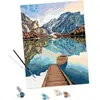 Image de Coloriage Ravensburger CreArt Lake Views 30x40cm Bleu 30x40 cm 23612