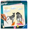 Image de CreArt - 20x20cm - Zebre - Jolane Edition