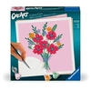 Image de CreArt 20x20 cm Poppy bouquet, Loisir créatif, Adulte, Peinture par numéros, 25519,