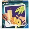 Image de Peinture par Numéros CreArt Drink Pineapple 20x20cm Bleu