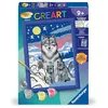 Image de Ravensburger - CreArt Kids 13x18 cm - Numéro d'art - Famille de Loups - Kit de Peinture par numéros - avec pièces de Bijoux - Dès 9 Ans - 25714 en occasion ou reconditionné