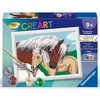 Image de Creart Kids  13x18cm  Jument Et Son Poulain