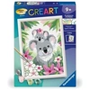 Image de CreArt Kids 18x24cm Maman koala et son bébé, Kit de peinture par numéros Numéro d'Art, Des 9 ans, 25833,