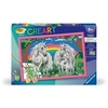 Image de CreArt Kids 31x21cm Au pays des licornes, Kit de peinture par numéros Numéro d'Art, Des 9 ans, 25849,