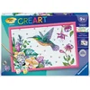 Image de Creart Kids  31x21cm  Colibri Et Fleurs Exotiques