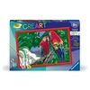Image de CreArt Kids 31x21cm Perroquets, Kit de peinture par numéros Numéro d'Art, Des 7 ans, 25854,