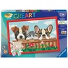 Image de Creart Kids  31x21cm  Chiens Et Chat