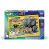 Image de Kit de peinture par numéros CreArt Kids Savane 31x21cm Dès 11 ans