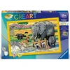Image de Creart Kids  31x21cm  Animaux De La Savane