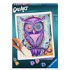 Image de Peinture au numéro Creart Format Grand Hibou rêveur