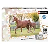 Image de puzzle 60 p Maman et bebe cheval
