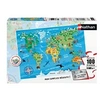 Image de Puzzle 100 pièces Carte du monde des monuments