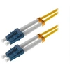 Image de Helos - Cordon de raccordement - mode unique LC (M) pour mode unique LC (M) - 2 m - fibre optique - duplex - 9 / 125 micromètres - OS2 - jaune