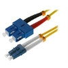 Image de Helos - Cordon de raccordement - mode unique LC (M) pour mode unique SC (M) - 1 m - fibre optique - duplex - 9 / 125 micromètres - OS2 - jaune