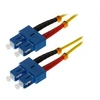 Image de Helos - Cordon de raccordement - mode unique SC (M) pour mode unique SC (M) - 7.5 m - fibre optique - duplex - 9 / 125 micromètres - OS2 - jaune