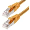 Image de Patchcable sf utp cat 5e jaune 1m - patchcable avec schmalem knickschutz helos 117825