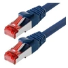 Image de Patchcable s ftp (pimf) cat 6 bleue 10m - patchcable avec schmalem knickschutz helos 117990
