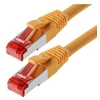 Image de Patchcable s ftp (pimf) cat 6 jaune 2m - patchcable avec schmalem knickschutz helos 118010