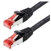 Image de Patchcable s ftp (pimf) cat 6 noir 15m - patchcable avec schmalem knickschutz helos 118037