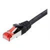 Image de Patchcable s ftp (pimf) cat 6 noir 30m - patchcable avec schmalem knickschutz helos 118039