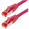 Image de Patchcable s ftp (pimf) cat 6 magenta 20m - patchcable avec schmalem knickschutz helos 118049
