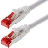 Image de Patchcable s ftp (pimf) cat 6 blanc 1m - patchcable avec schmalem knickschutz helos 118053
