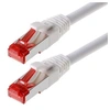 Image de Patchcable s ftp (pimf) cat 6 blanc 7,5m - patchcable avec schmalem knickschutz helos 118058