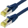 Image de Patchcable s ftp (pimf) cat 6a bleue 0,5m - patchcable avec schmalem knickschutz helos 118076