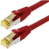 Image de Patchcable s ftp (pimf) cat 6a rouge 1m - patchcable avec schmalem knickschutz helos 118089