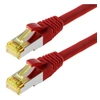 Image de Patchcable s ftp (pimf) cat 6a rouge 3m - patchcable avec schmalem knickschutz helos 118092