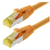 Image de Patchcable s ftp (pimf) cat 6a jaune 3m - patchcable avec schmalem knickschutz helos 118103