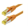Image de Patchcable s ftp (pimf), cat 6a, jaune, 30 m - patchcable avec schmalem knickschutz helos 118109