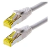 Image de Patchcable s ftp (pimf) cat 6a blanc 7,5m - patchcable avec schmalem knickschutz helos 118148