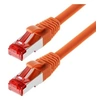 Image de Patchcable s ftp (pimf) cat 6 orange 20m - patchcable avec schmalem knickschutz helos 118182