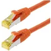 Image de Patchcable s ftp (pimf) cat 6a orange 0,25m - patchcable avec schmalem knickschutz helos 118184