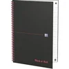 Image de Cahier spirale Black n' Red, A4, ligné, carton