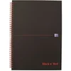 Image de Cahier spirale Black n' Red, format A4, quadrillé