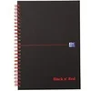 Image de Cahier spirale Black n' Red, A5, quadrillé, carton