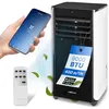 Image de Clatronic climatiseur mobile CL 3716, Amazon Alexa et Google Assistant ; refroidissement 3 en 1, déshumidificateur, ventilateur, avec tuyau d'évacuation, télécommande, 9000 BTU, noir/blanc. en occasion ou reconditionné