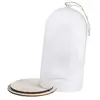 Image de Cloche en plastique avec socle ø11cm x 19cm -