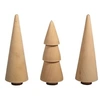 Image de 3 petits arbres en bois décoratifs Ø 2,9 x 8 cm